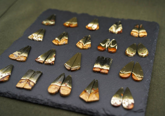 Polychrom Jaspis Steinpaare – Übersicht