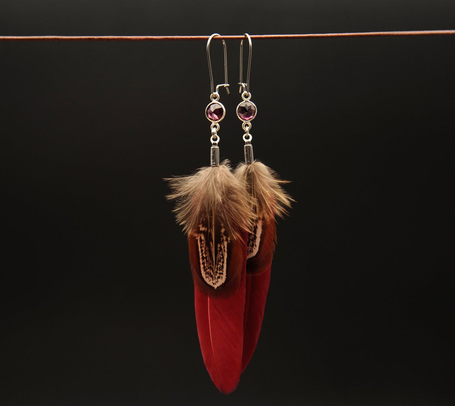 Feder Ohrringe