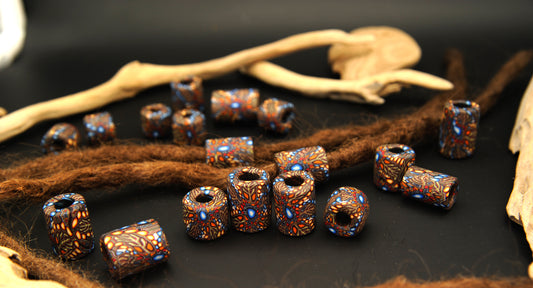 Fractal Vision – handgefertigte Fimonacci Dreadbead