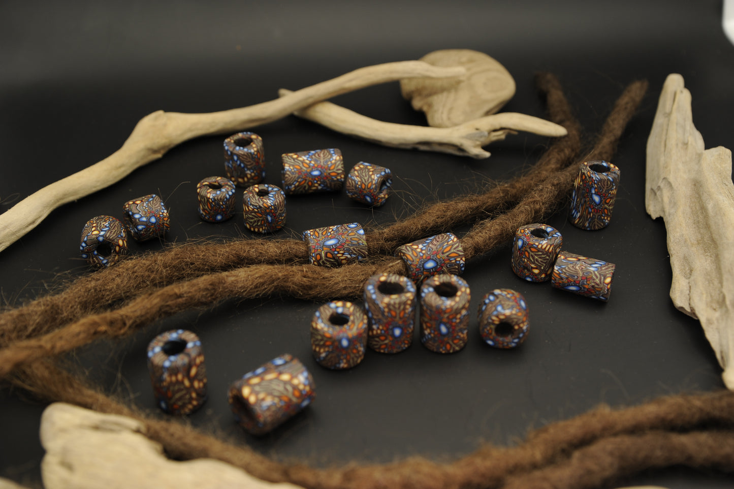 Fractal Vision – handgefertigte Fimonacci Dreadbead