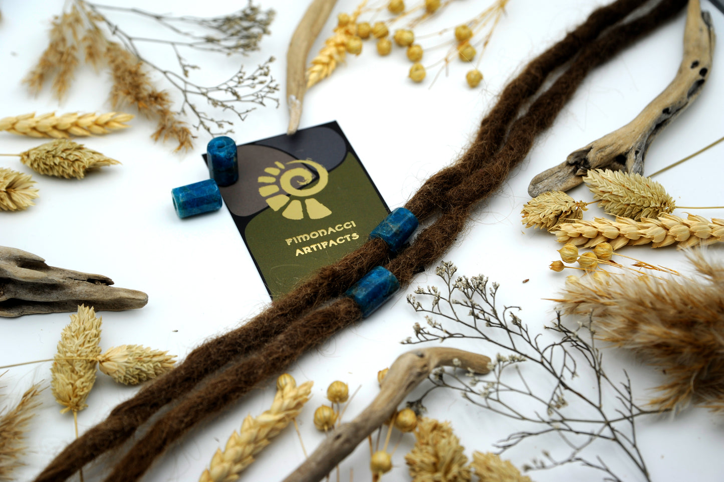 Apatit Dreadlockperlen – Tube (2er-Set)