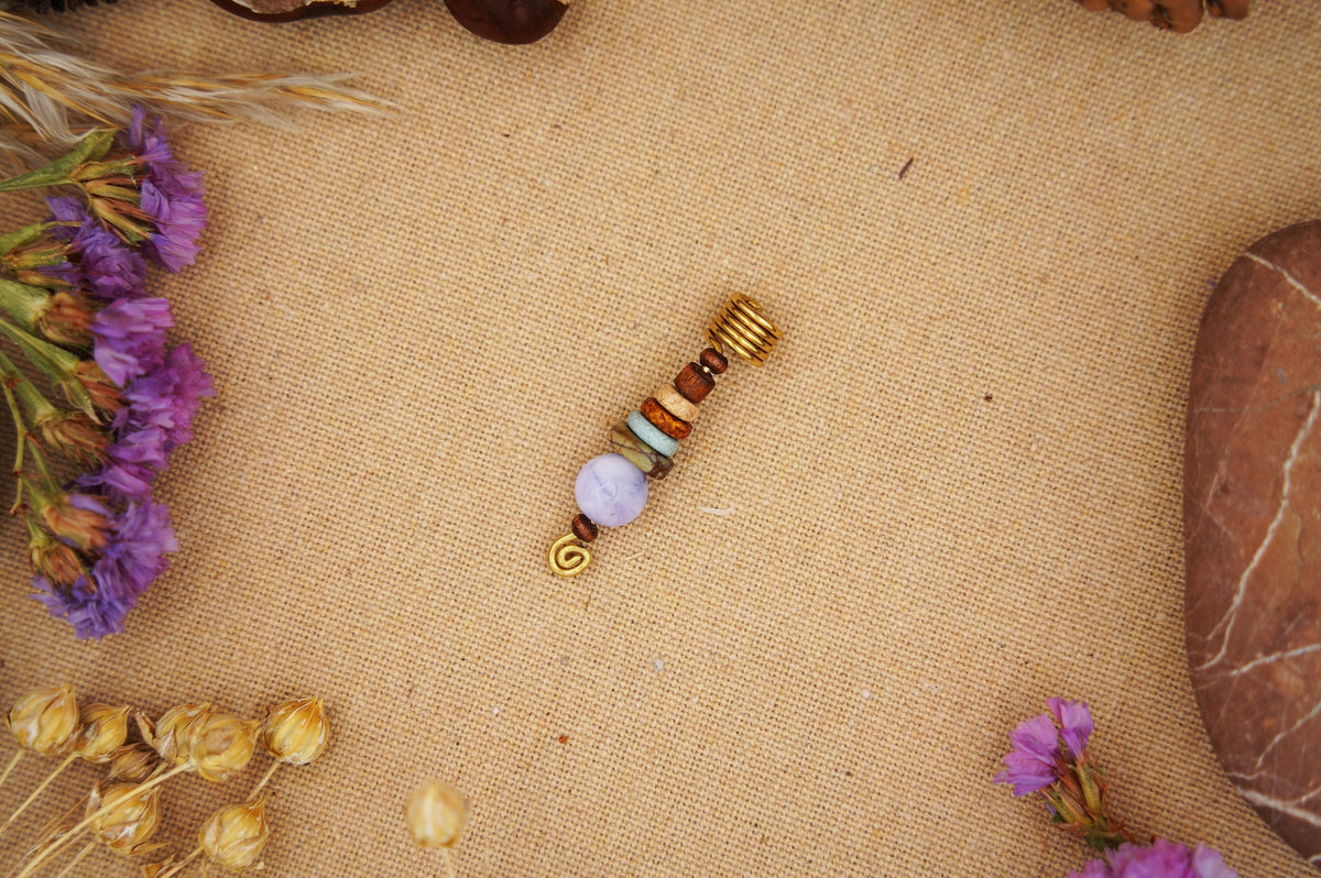 Draht-Dreadperle Boho Modell A