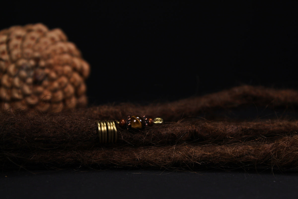 Draht-Dreadperle Boho Modell E – Ansicht 2