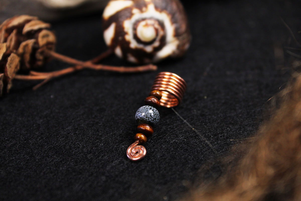 Draht-Dreadperle Boho Modell F