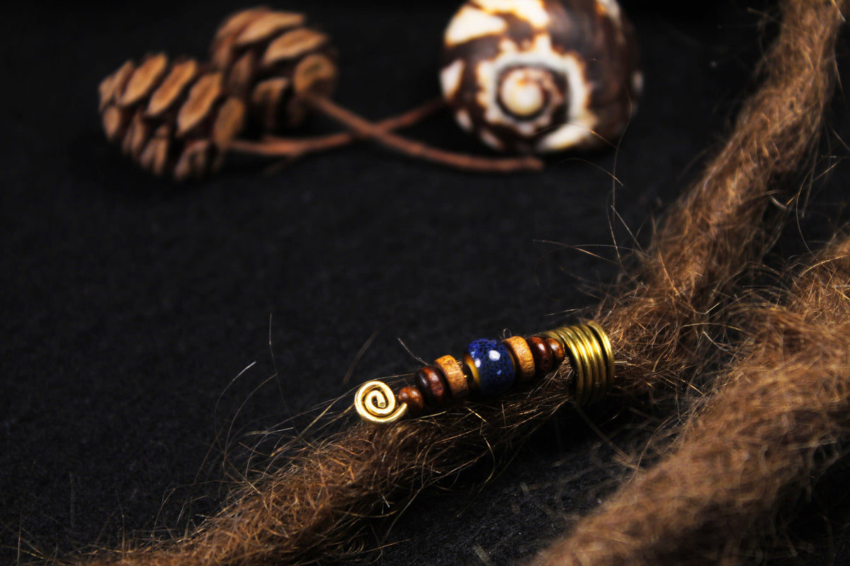 Draht-Dreadperle Boho Modell G