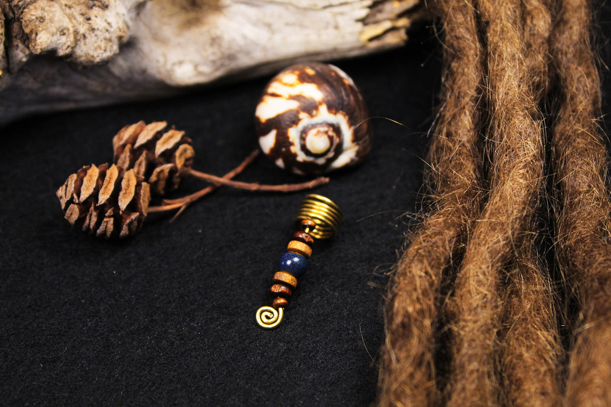 Draht-Dreadperle Boho Modell G – Ansicht 2