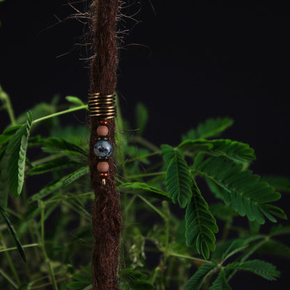 Draht-Dreadperle Boho Modell H