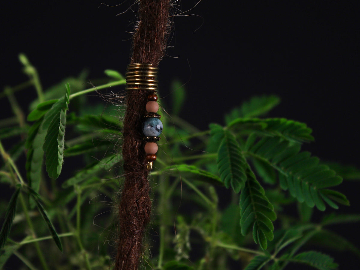 Draht-Dreadperle Boho Modell H – Ansicht 2