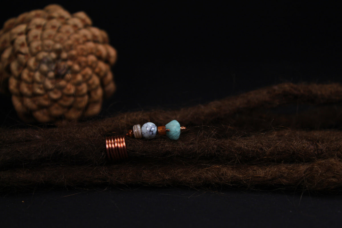 Draht-Dreadperle Boho Modell I – Ansicht 2