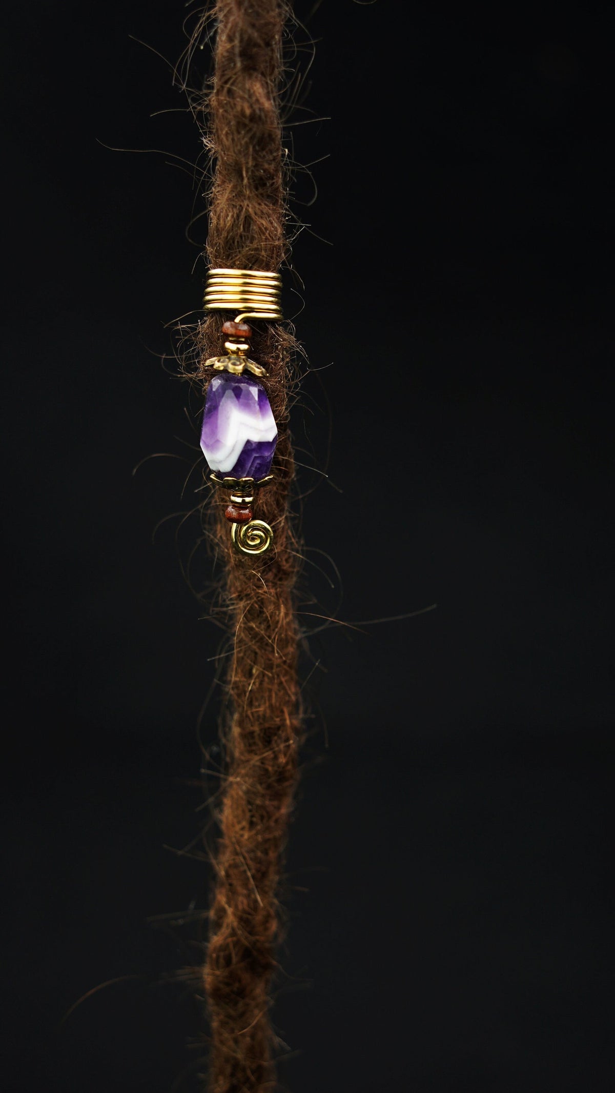 Draht-Dreadperle Boho Modell J