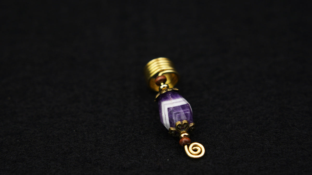 Draht-Dreadperle Boho Modell J – Ansicht 2