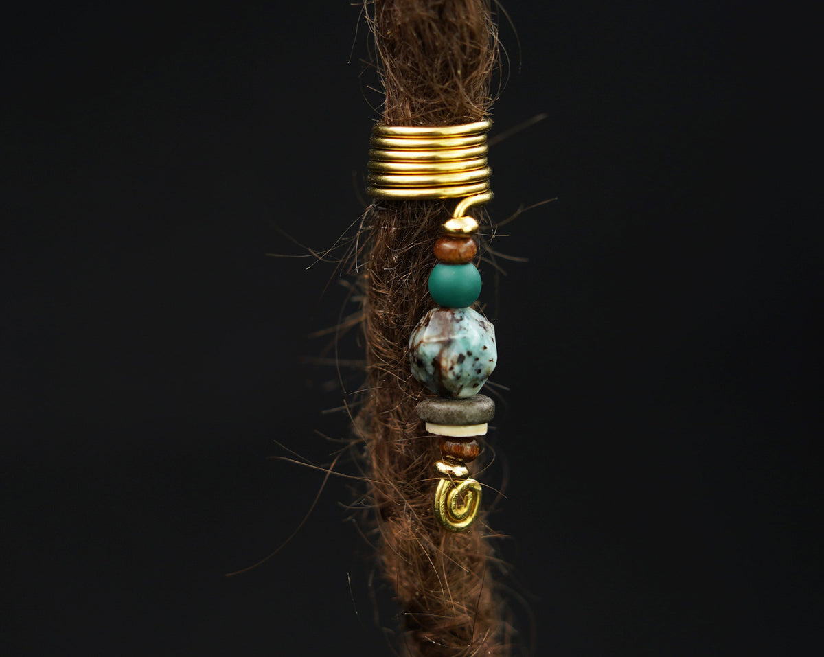 Draht-Dreadperle Boho Modell C