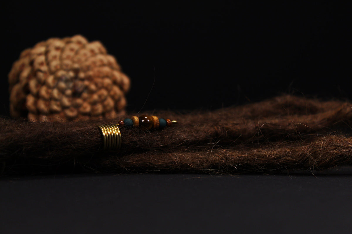Draht-Dreadperle Boho Modell D – Ansicht 2