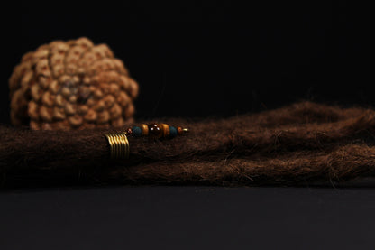 Draht-Dreadperle Boho Modell D – Ansicht 2