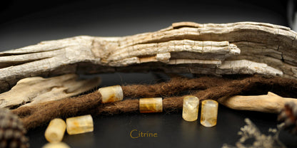 Dreadlock Röhrenperlen 6 Minerale – Detail