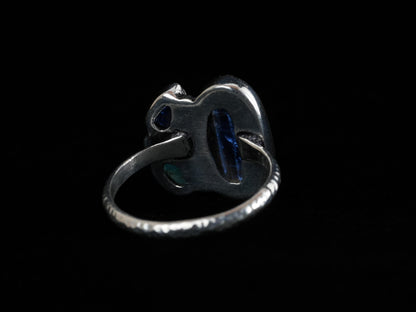 Kyanit Apatit Ring aus 925 Silber – Ansicht 5