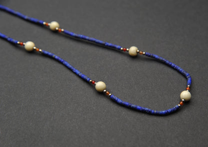 Delicate Lapis Lazuli Necklace with Turquoise – Minimalist Gemstone Jewellery, 6 One-of-a-Kind Pieces – view 12