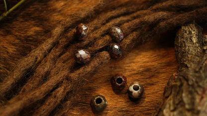 Pietersit Dreadlockperlen – Detail
