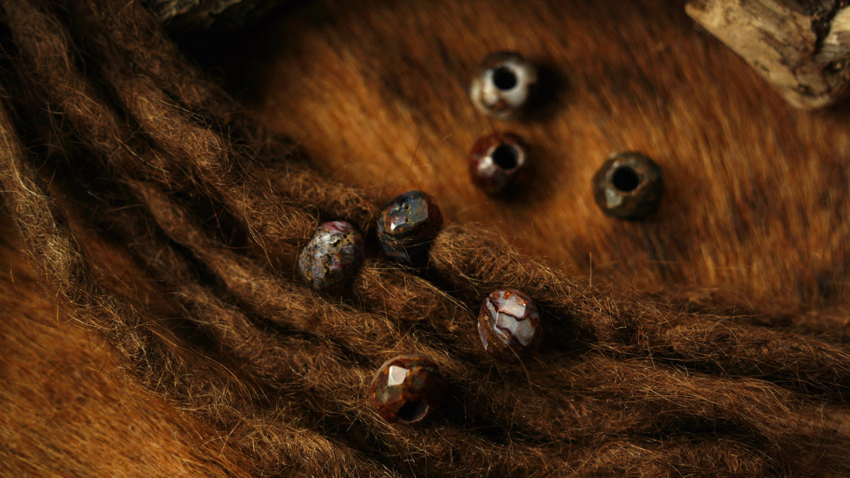 Pietersit Dreadlockperlen – Detail