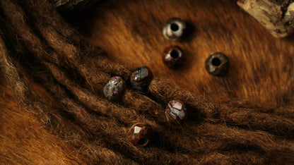 Pietersit Dreadlockperlen – Detail
