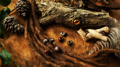 Pietersit Dreadlockperlen – Detail