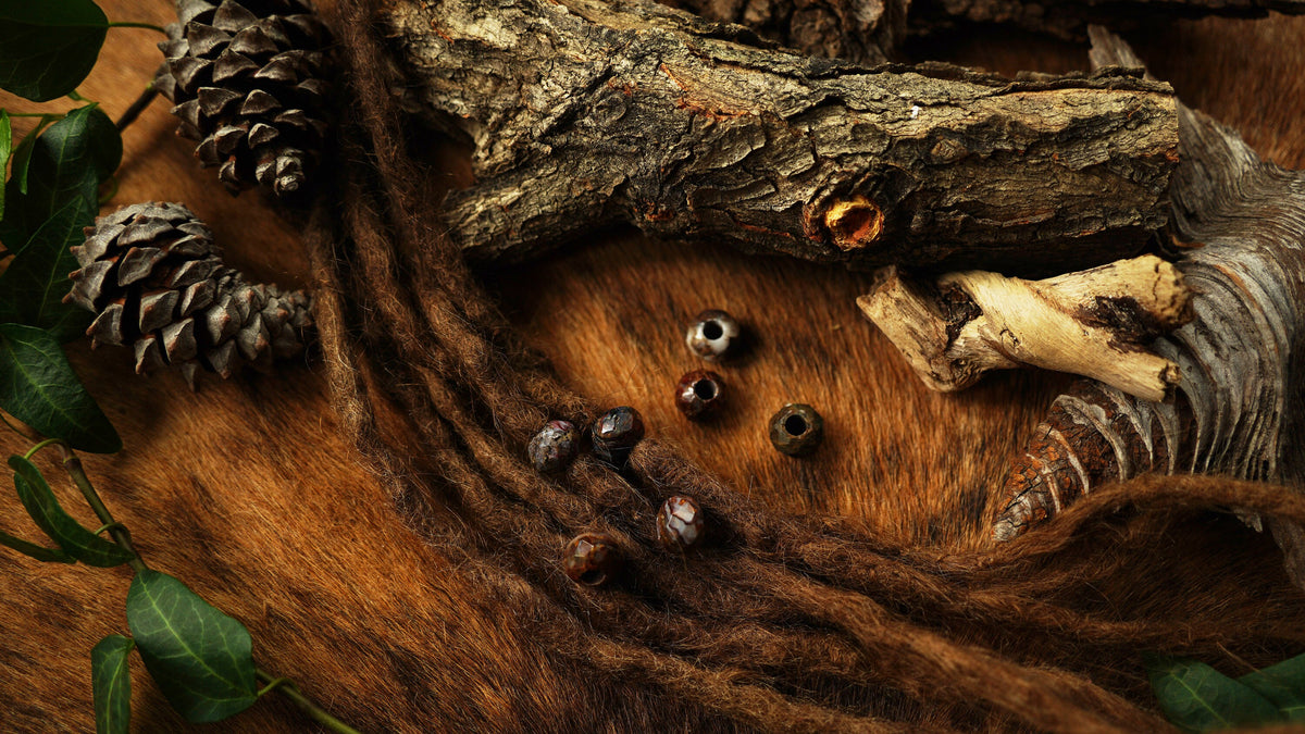 Pietersit Dreadlockperlen – Detail