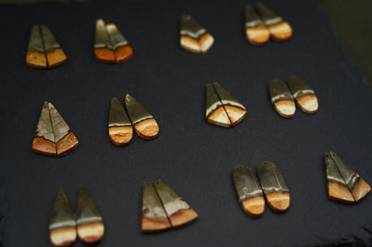 Polychrom Jaspis Ohrringe – Detail