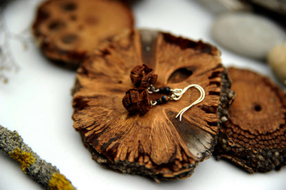 Cypress Cone Earrings with 925 Silver – Minimalist, Vintage Look – view 7