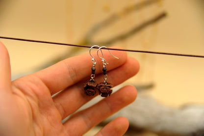 Cypress Cone Earrings with 925 Silver – Minimalist, Vintage Look – view 8